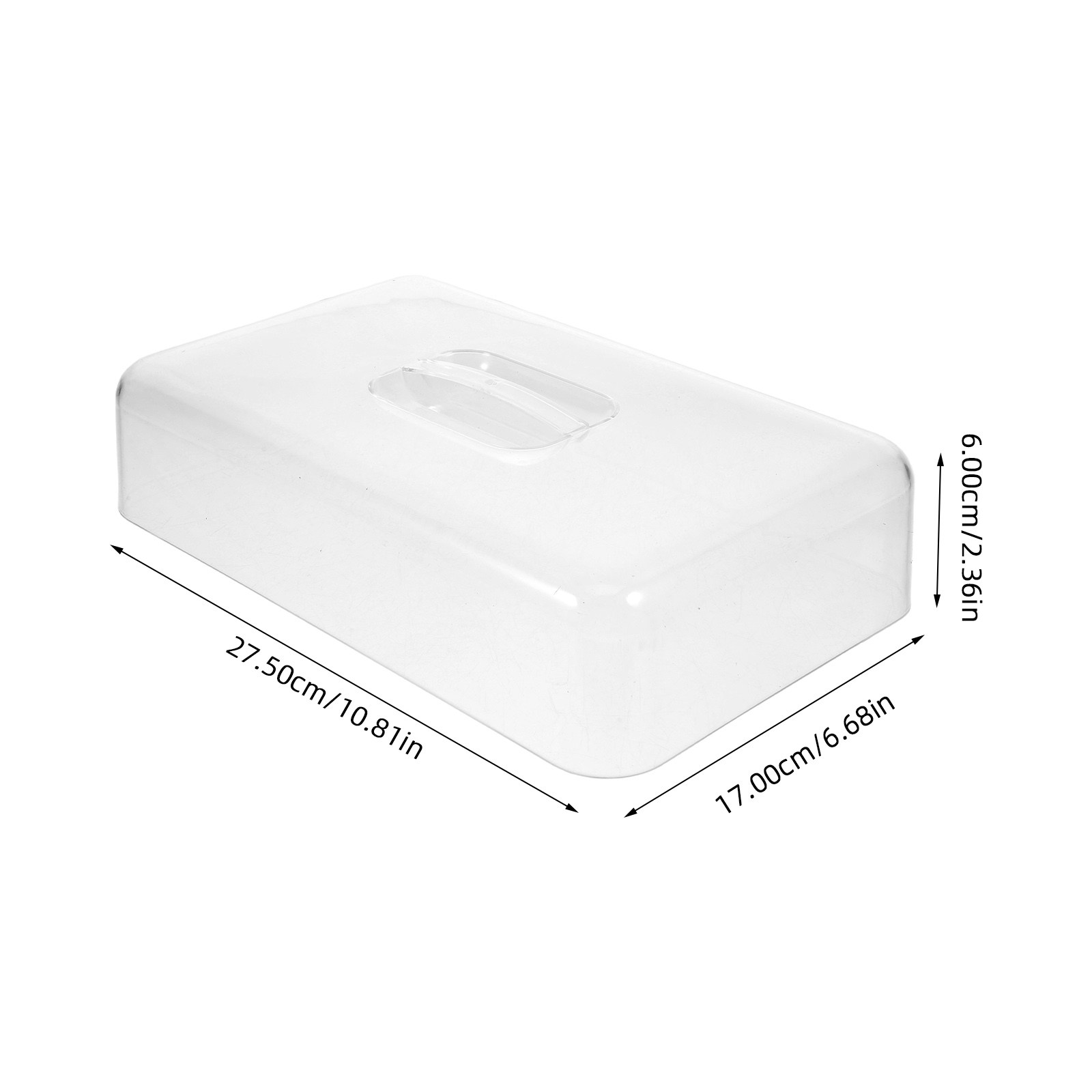 2개입 투명 아크릴 직사각형 케이크 돔 10.82인치  - Plastic Dome Clear 리뷰 및 가격