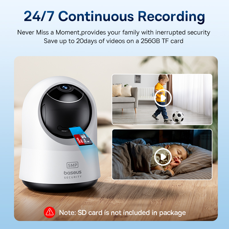 Baseus 5MP 3K WiFi IP 카메라 2.4G - Eufy Camera E220 리뷰 및 가격